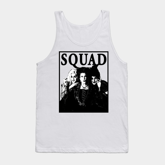 Squad Funny Sanderson Sisters Halloween Witches Tank Top by expressimpress